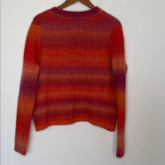 Anthropologie Maeve Hallie Space-Dyed Cardigan Sweater Ombre Medium - Picture 7 of 7
